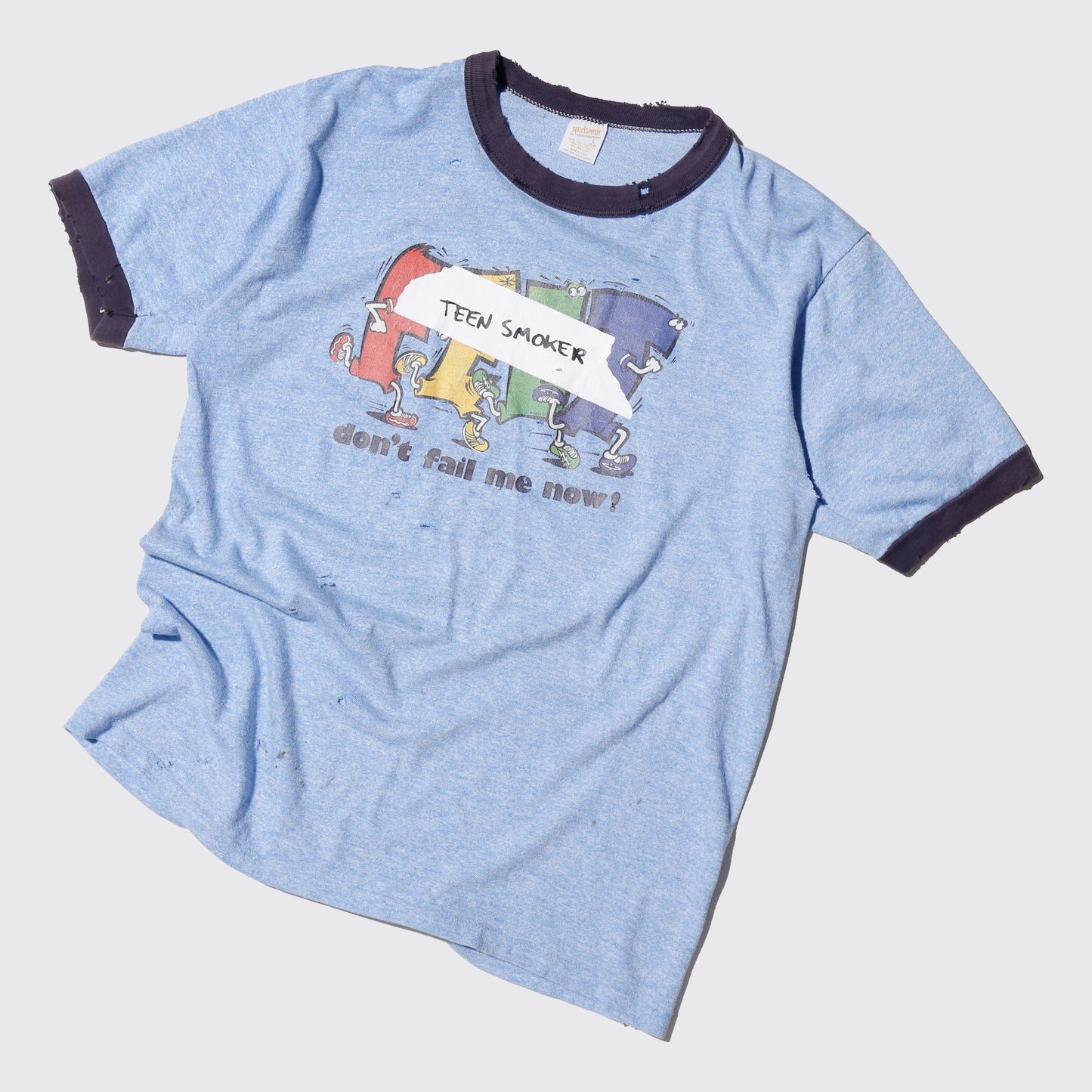 "TEEN SMOKER" vintage reprint t-shirt