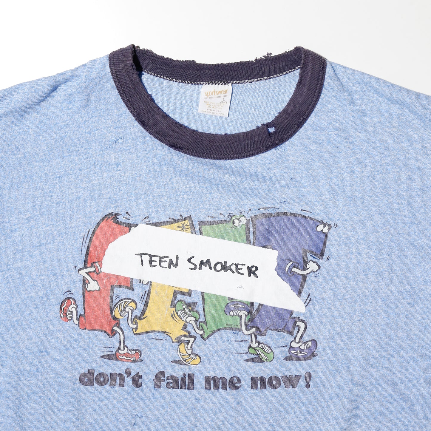 "TEEN SMOKER" vintage reprint t-shirt
