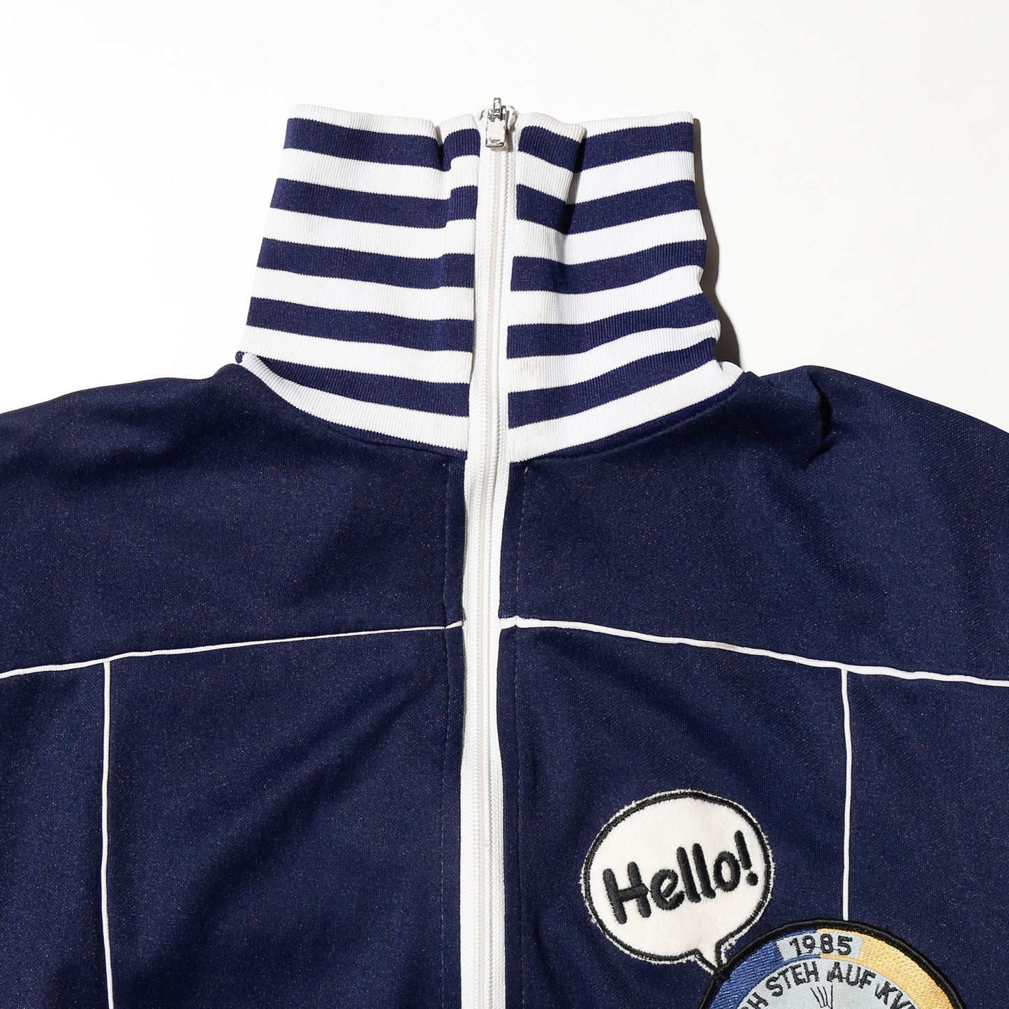 *one-off custom border ribbed truck jacket