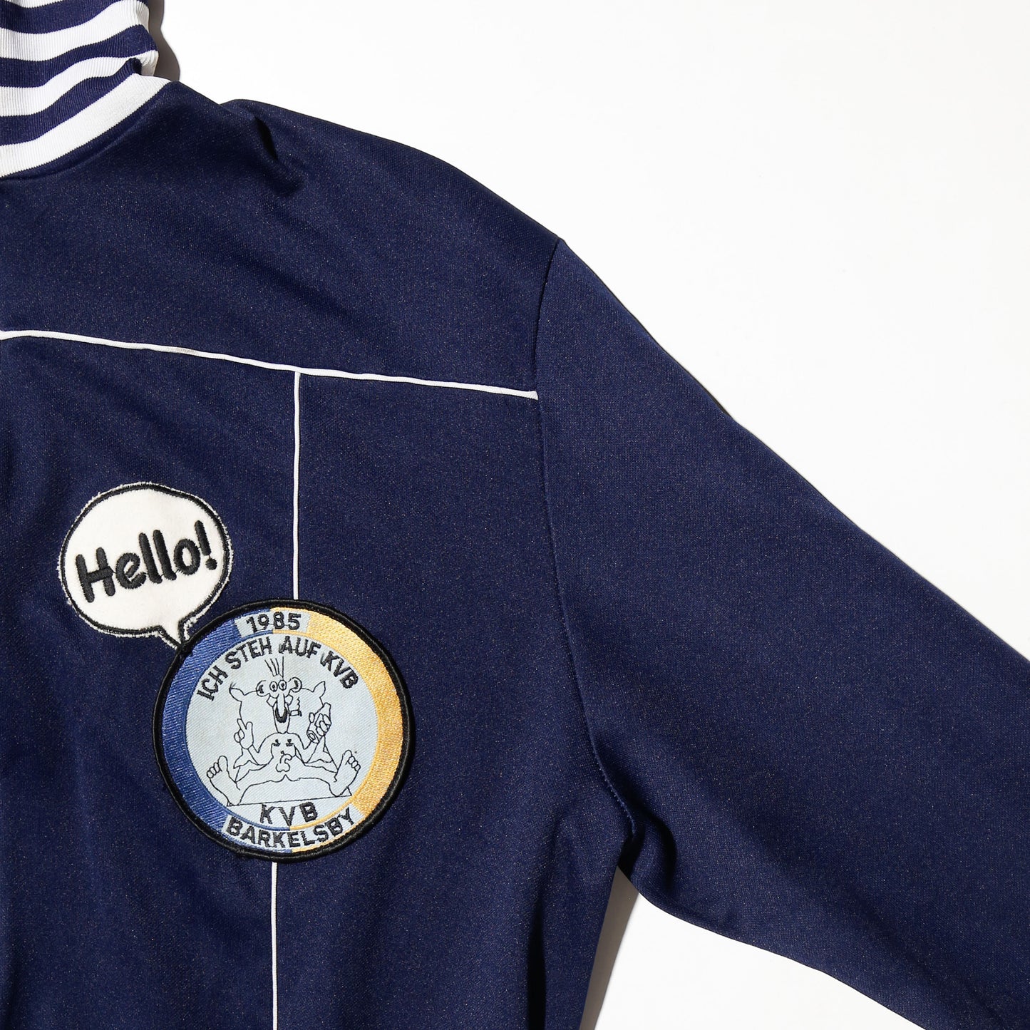 *one-off custom border ribbed truck jacket