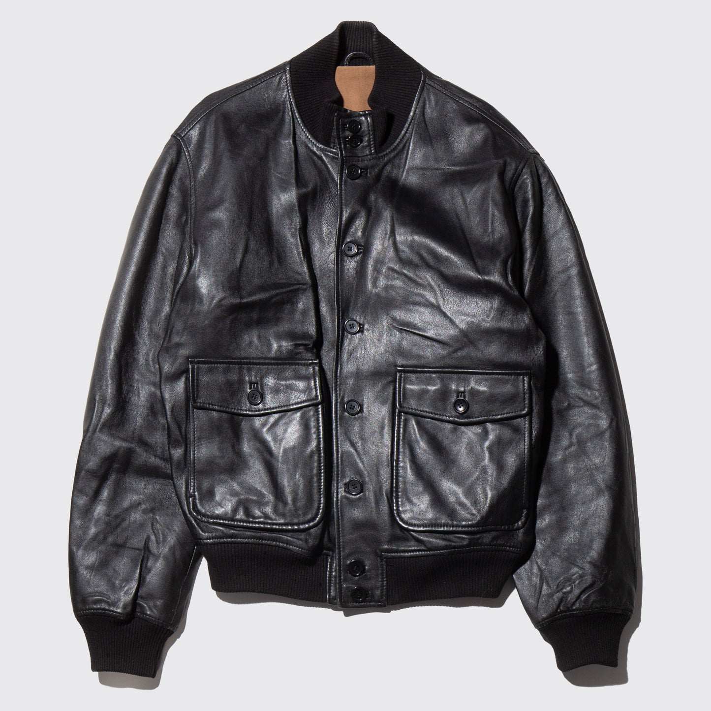 vintage tankers leather jacket