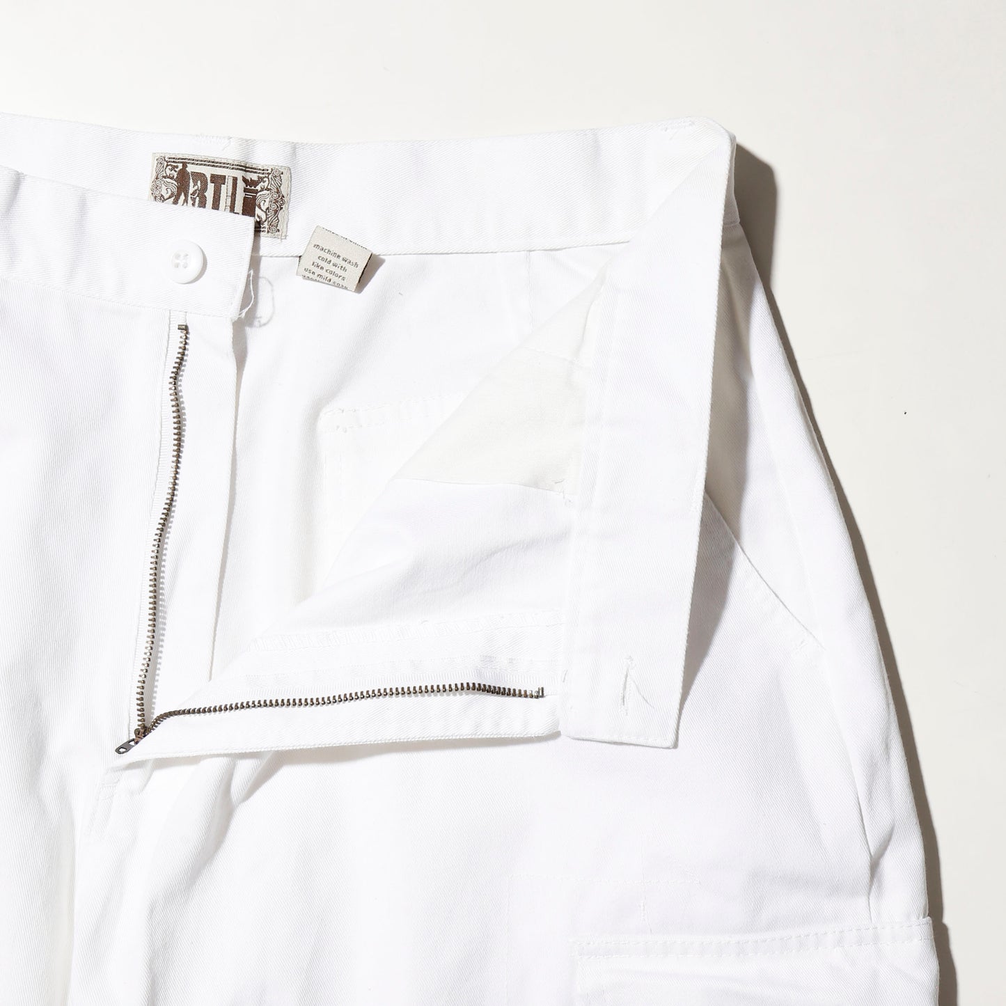 vintage corded cotton cargo shorts