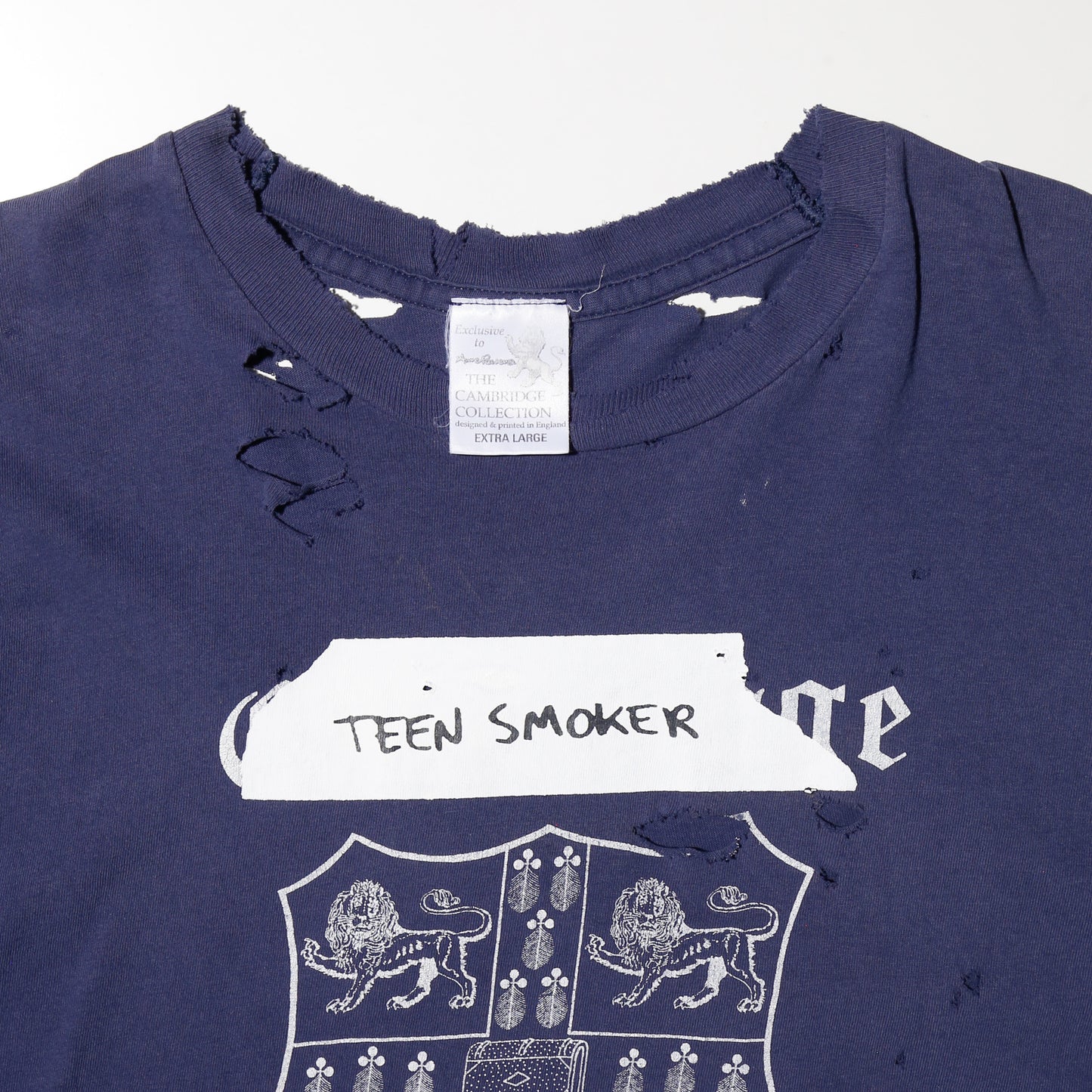 "TEEN SMOKER" vintage reprint t-shirt