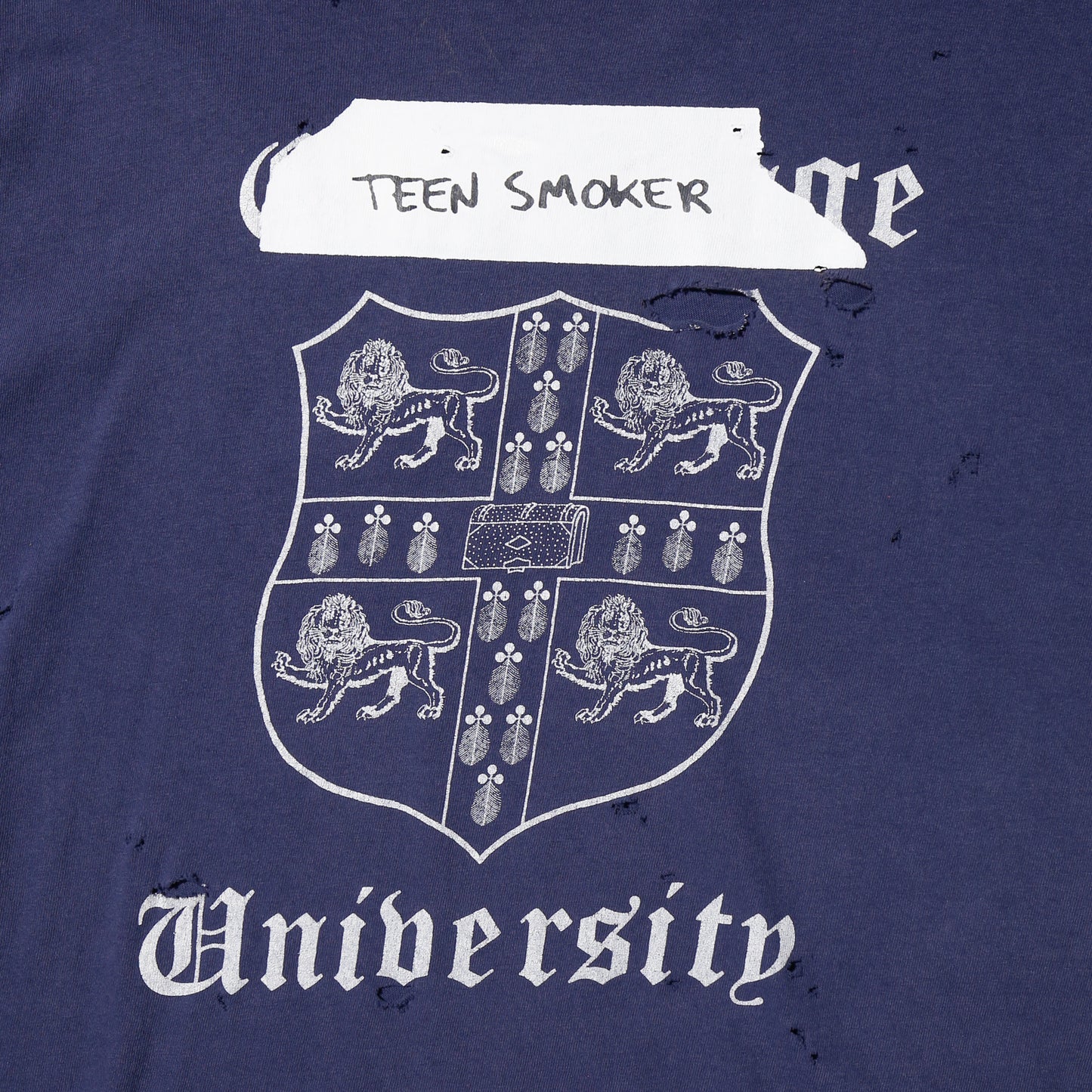 "TEEN SMOKER" vintage reprint t-shirt