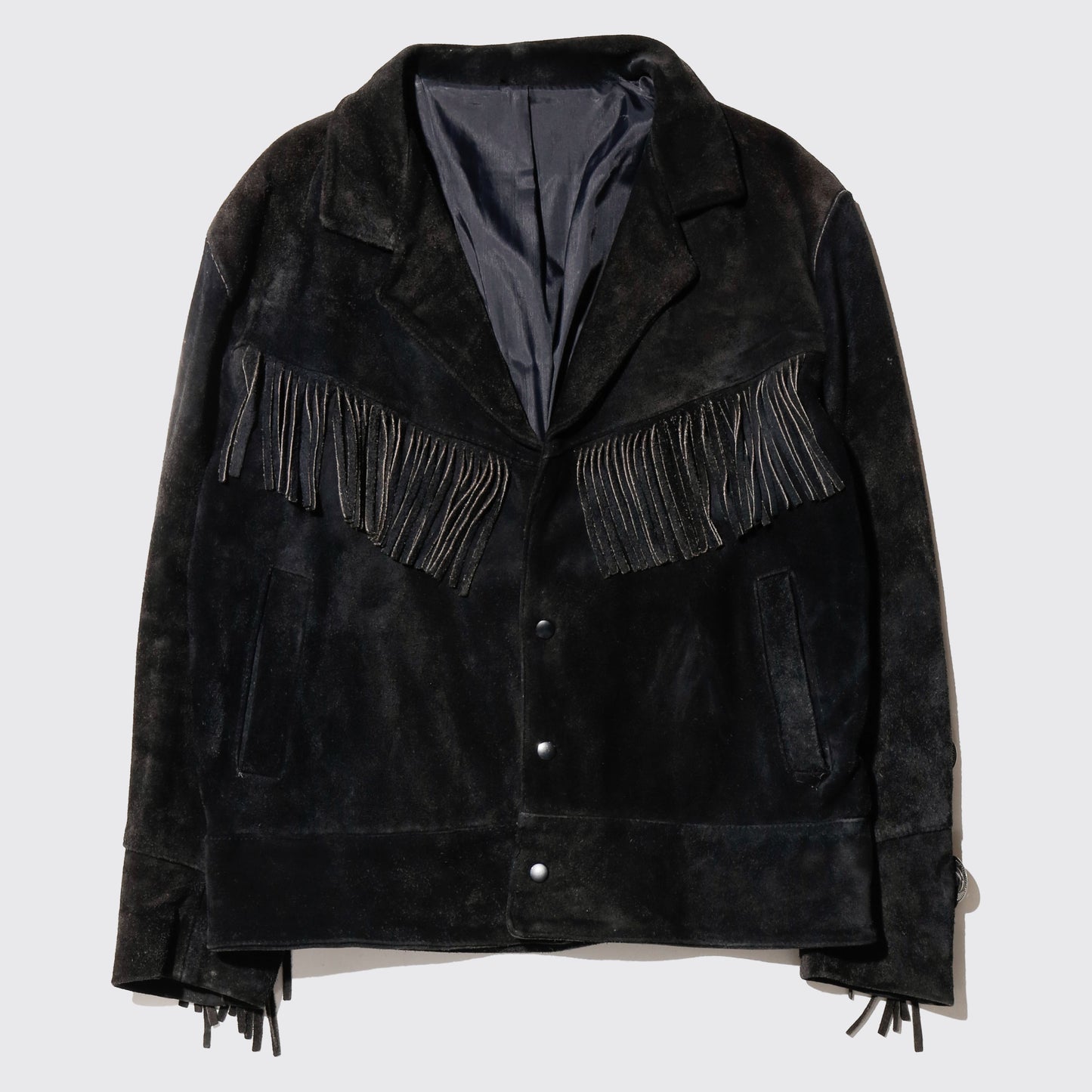 vintage folklore leather jacket
