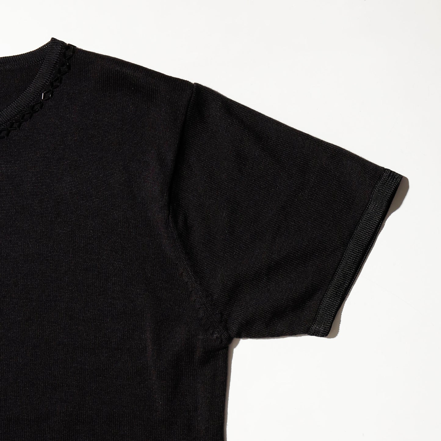 vintage ladder neck knit h/s