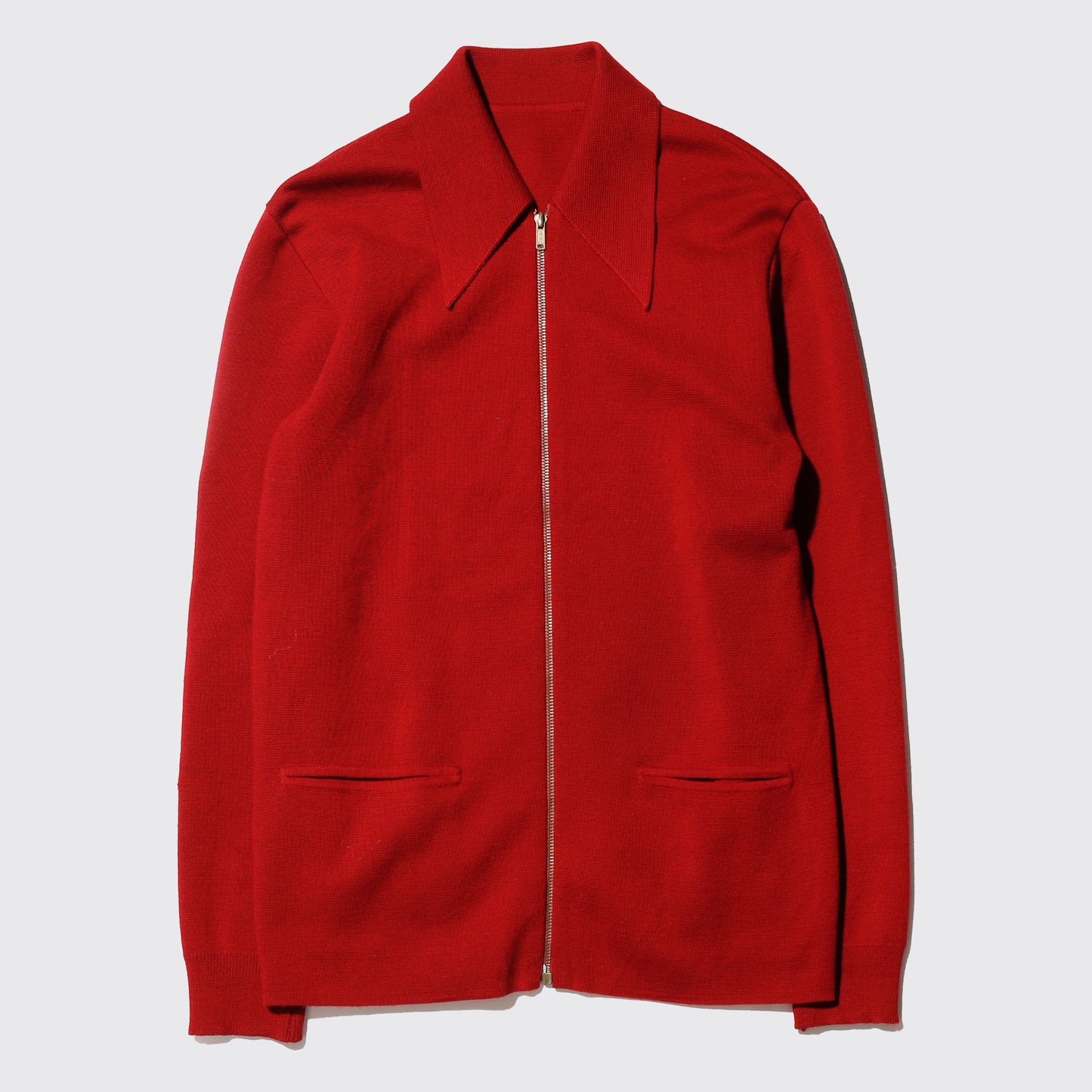 vintage 70's knit shirt jacket