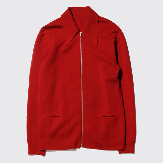 vintage 70's knit shirt jacket