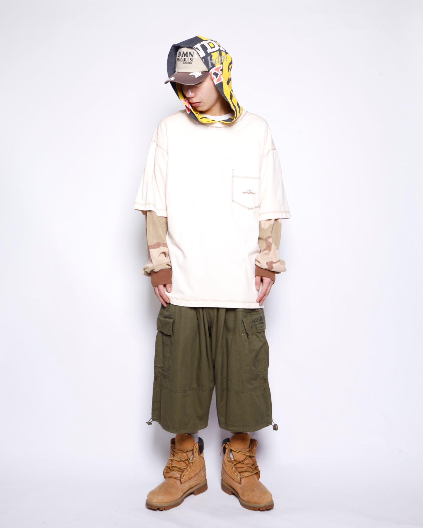 *one-off hybrid hoodie