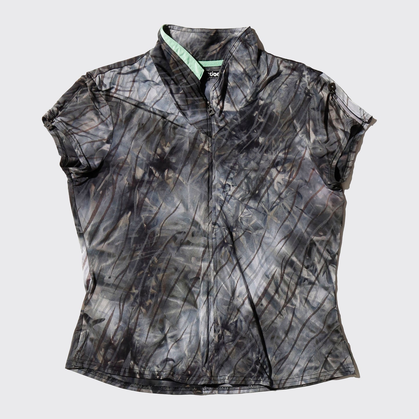 vintage water camo cycling shirt