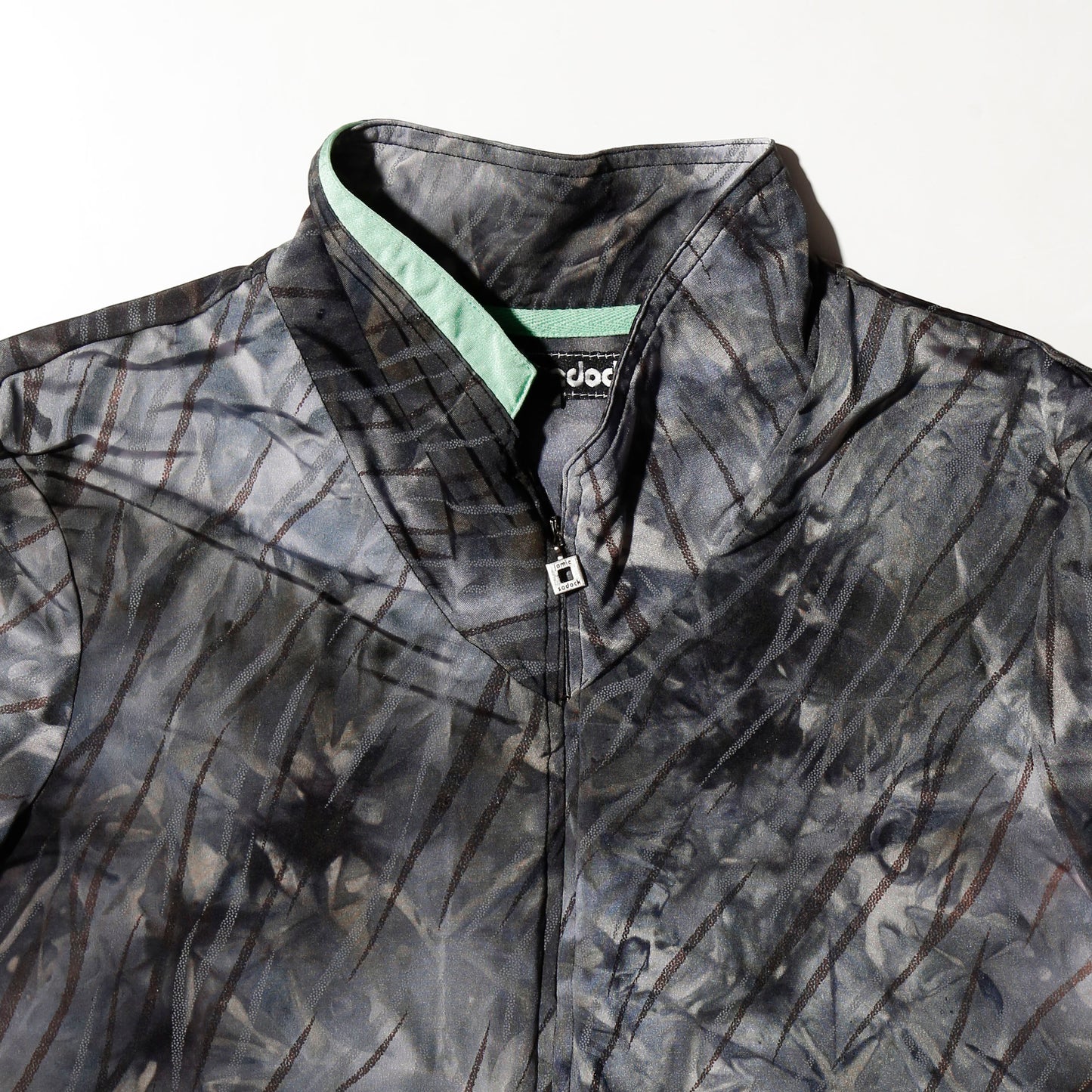 vintage water camo cycling shirt