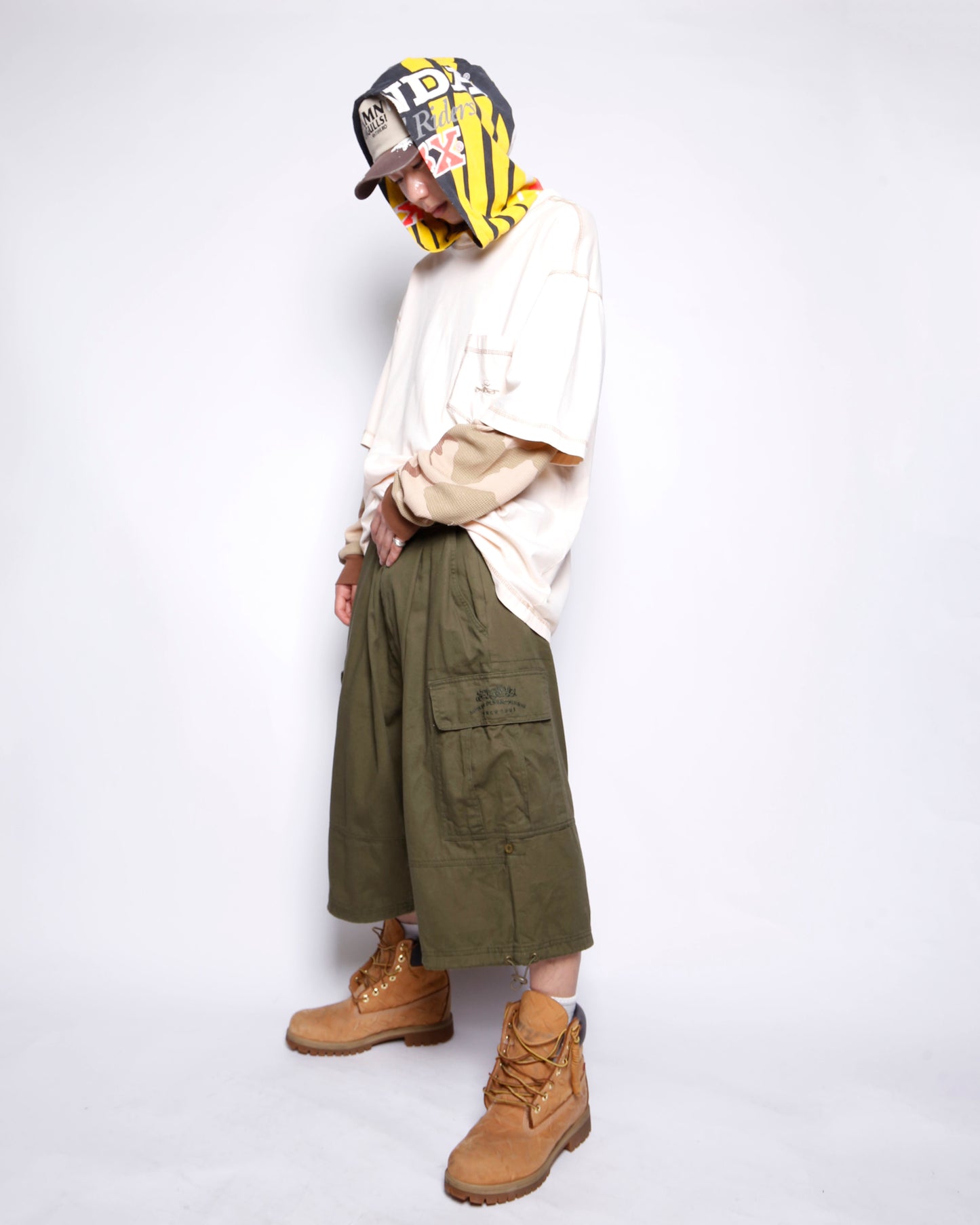 *one-off hybrid hoodie