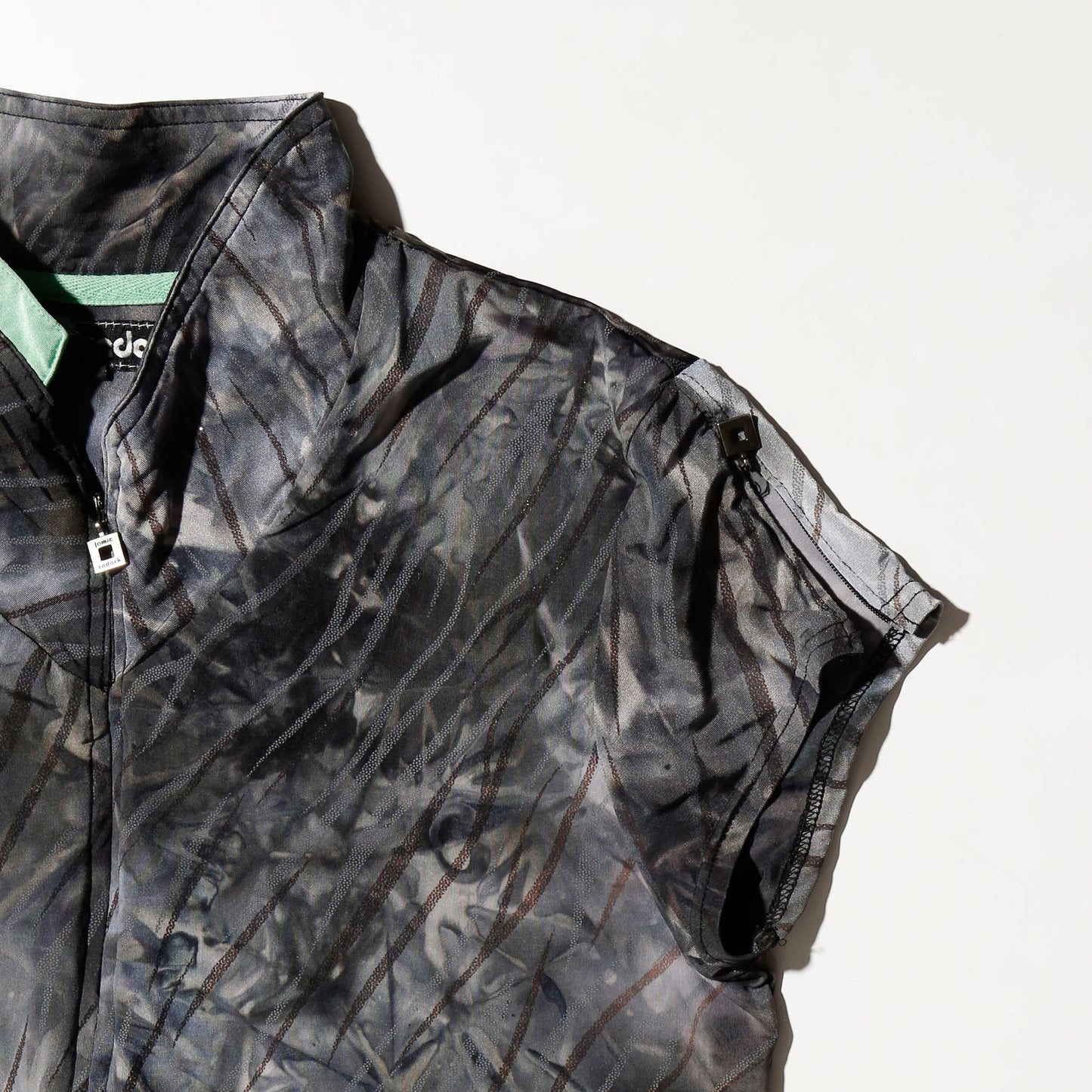 vintage water camo cycling shirt