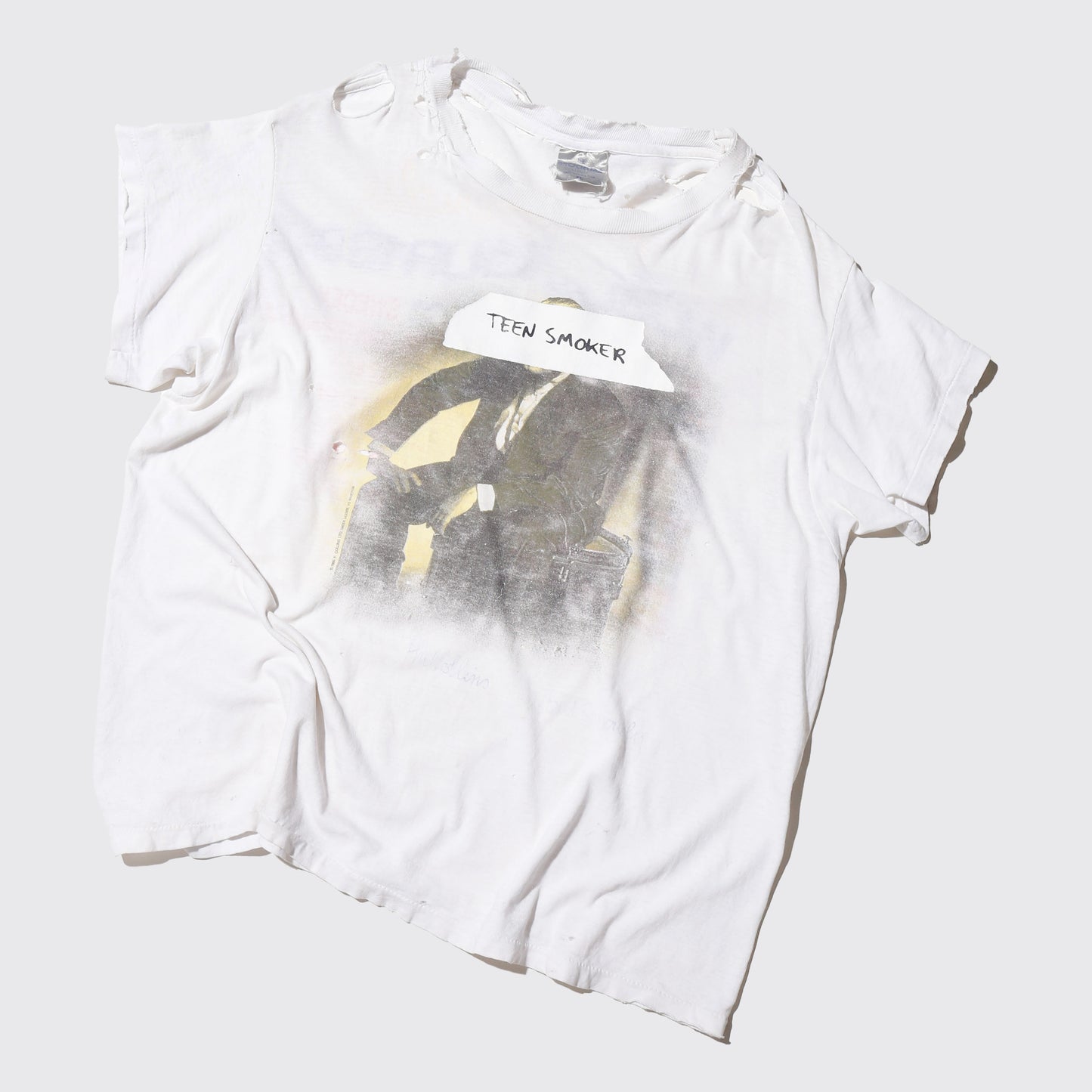"TEEN SMOKER" vintage reprint t-shirt