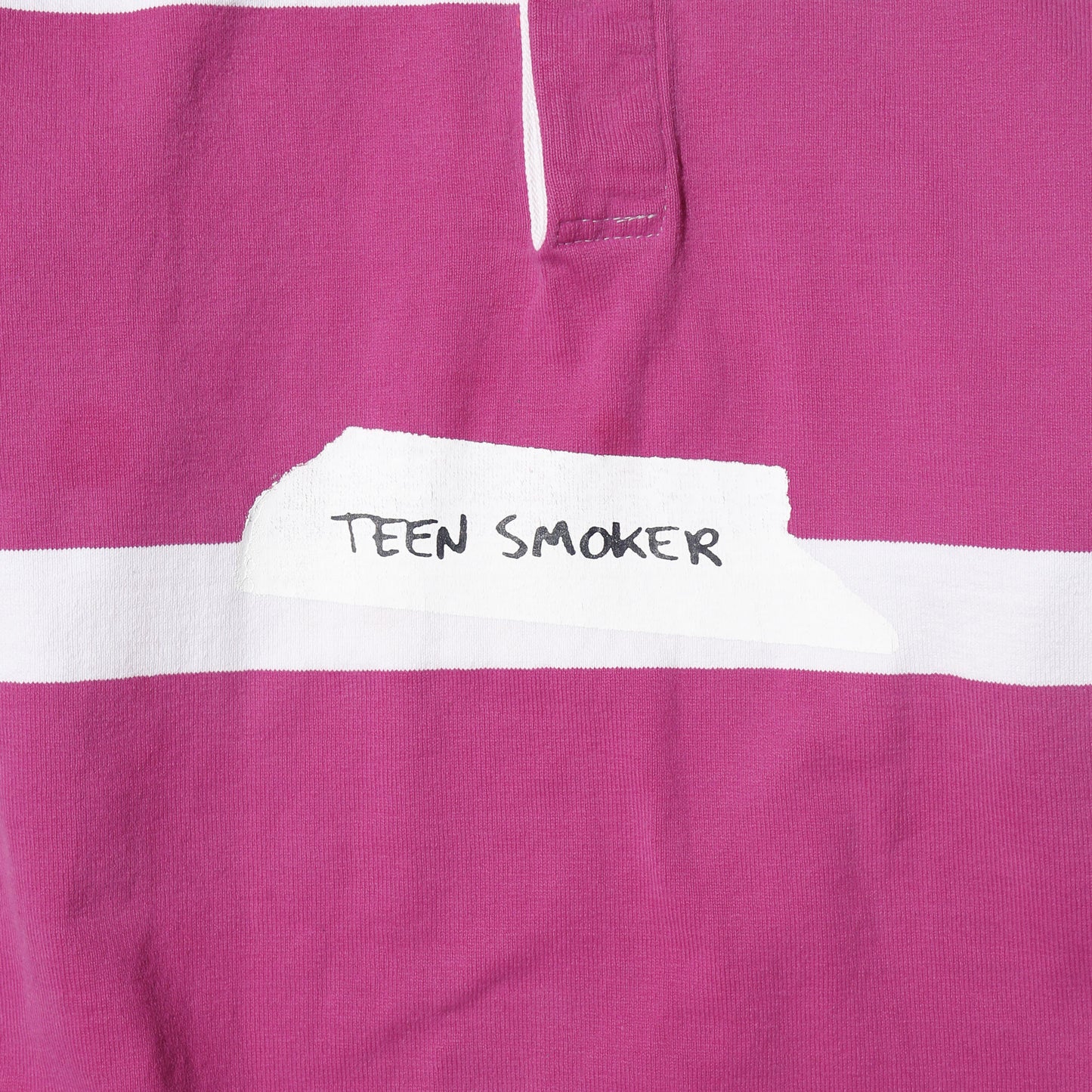 "TEEN SMOKER" vintage reprint rugger shirt