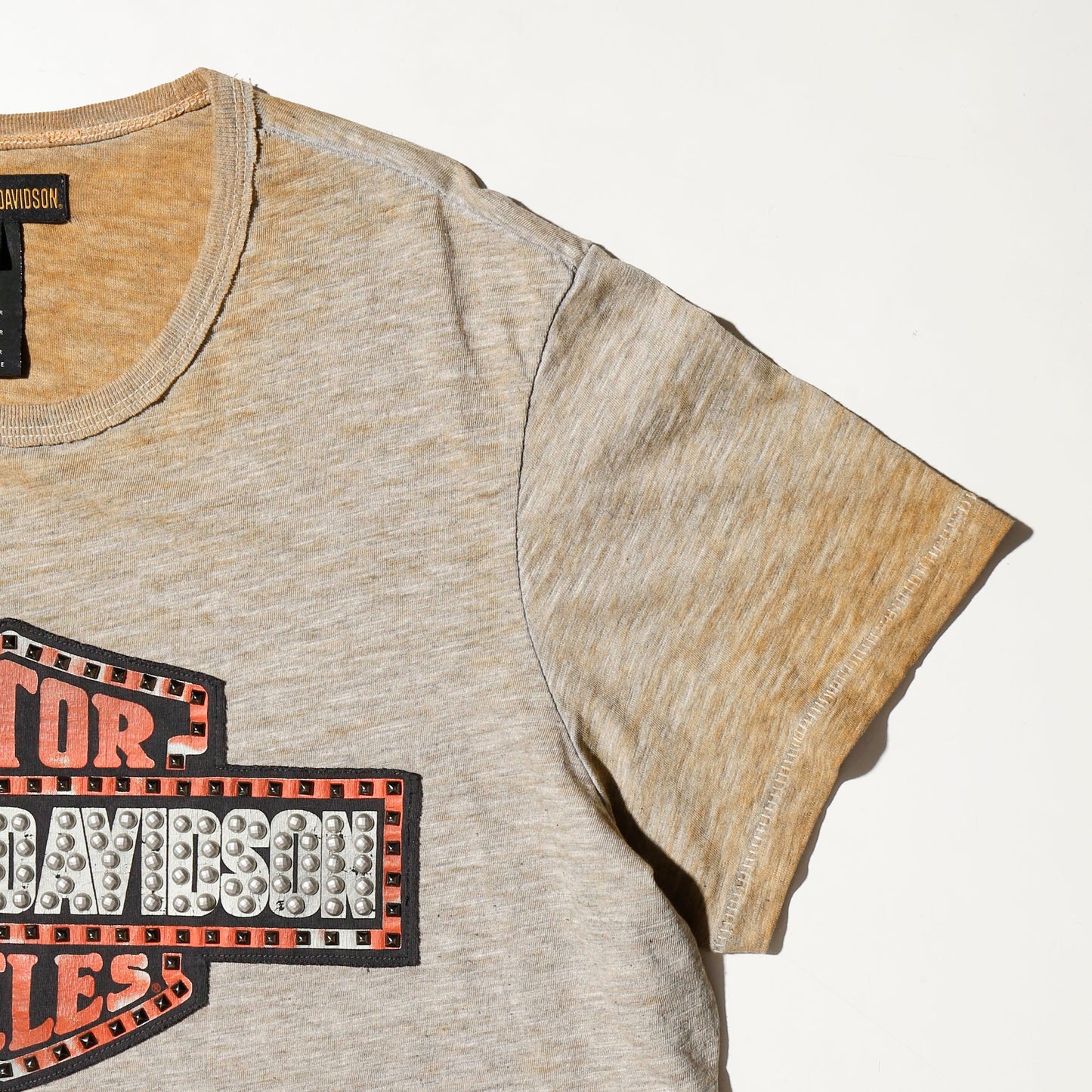 vintage harley-davidson acid studded logo t-shirt