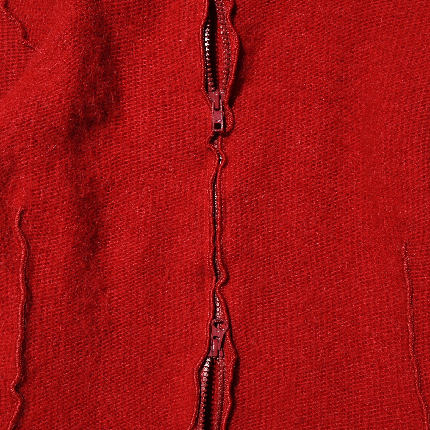 vintage shrinked zipped sweater