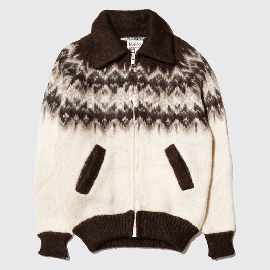 vintage scandinavia nordic mohair jacket