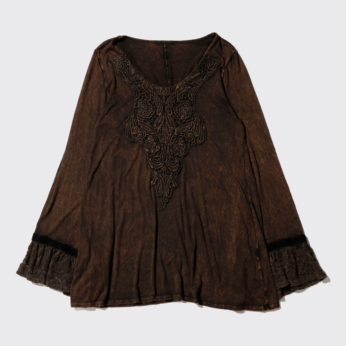 vintage acid broderied cut sew