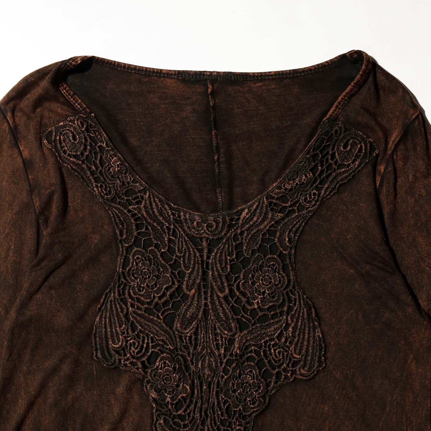 vintage acid broderied cut sew