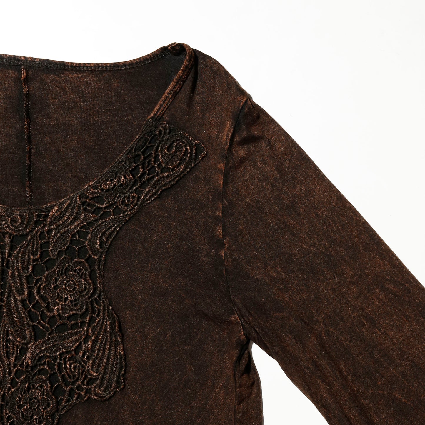 vintage acid broderied cut sew