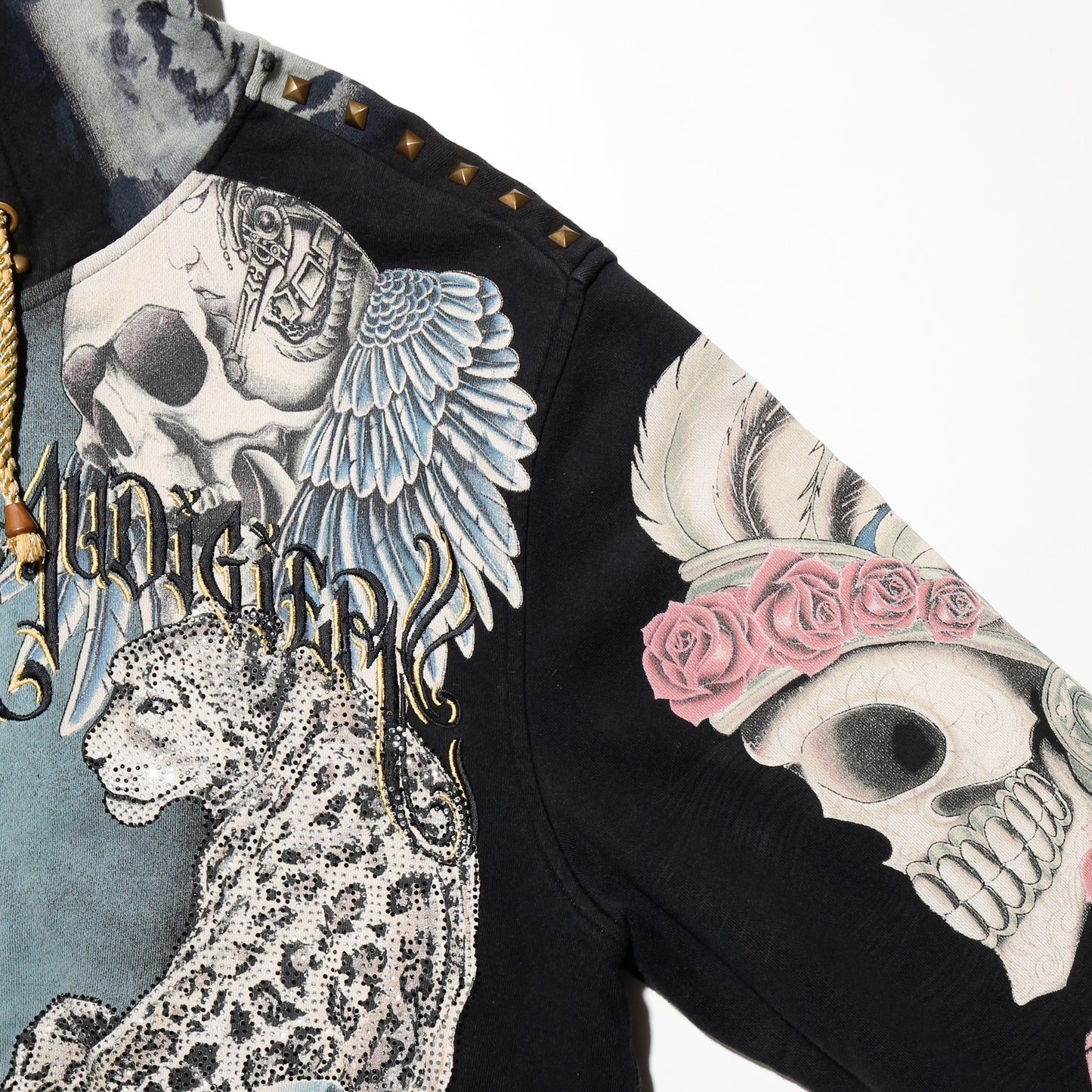 vintage christian audigier tatoo hoodie