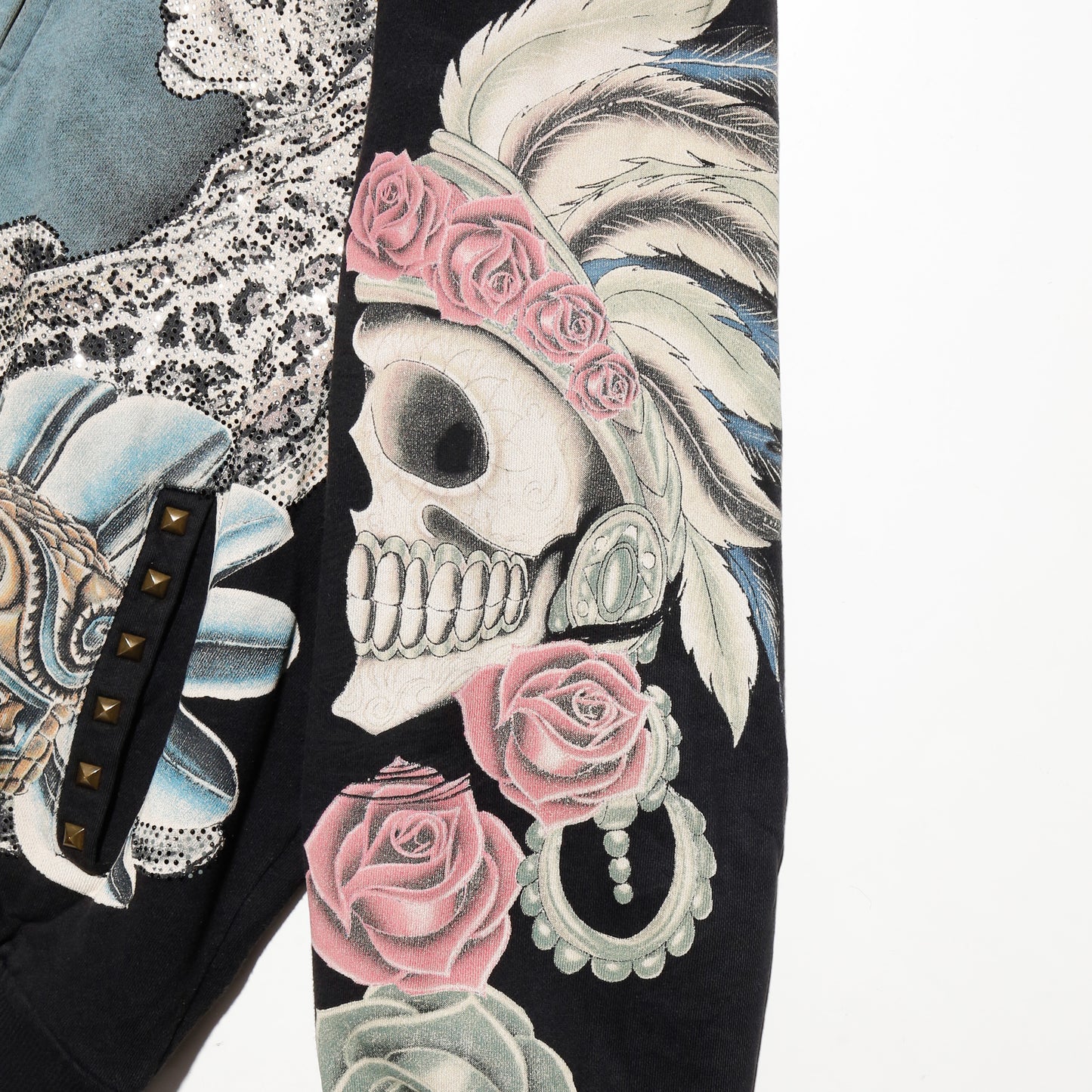 vintage christian audigier tatoo hoodie