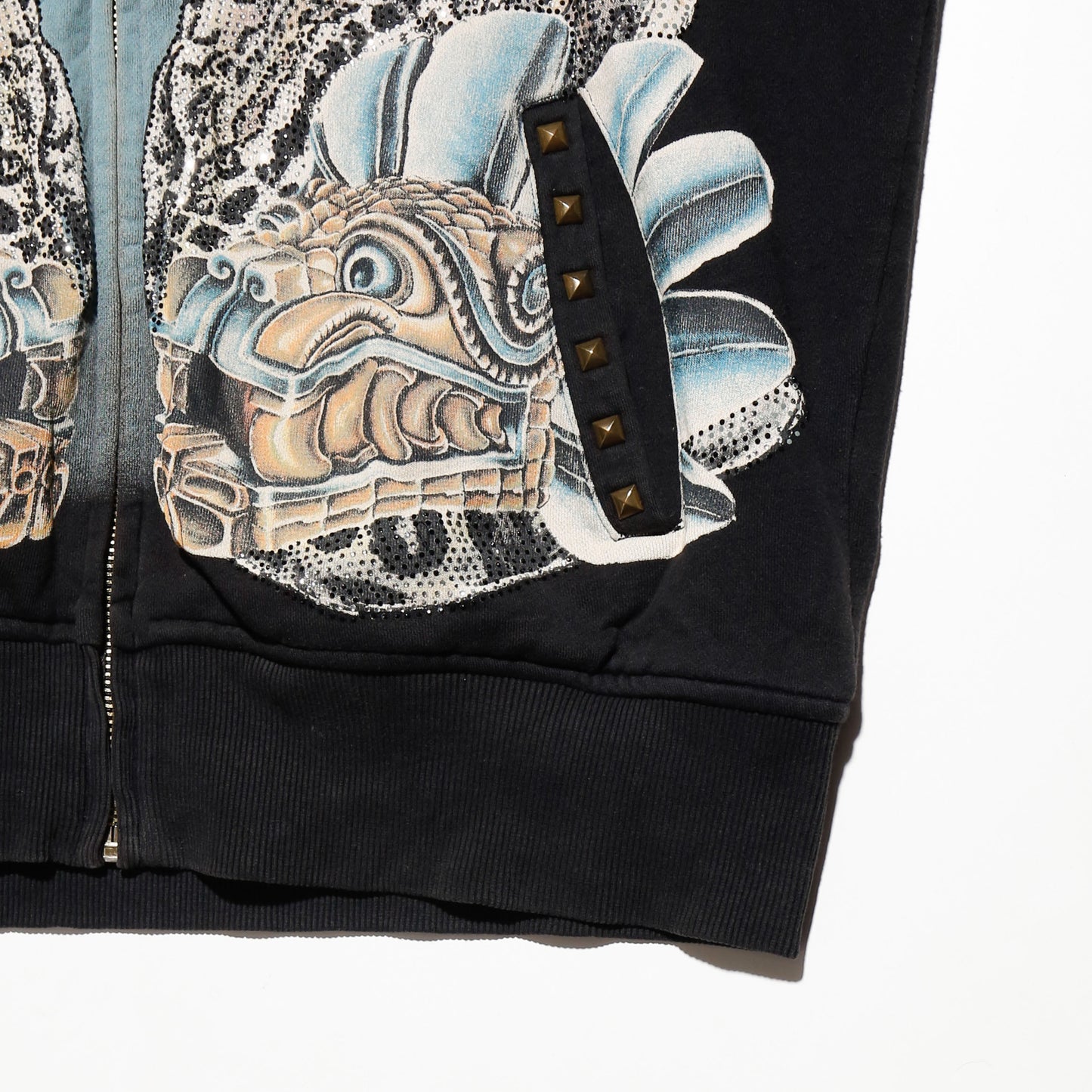 vintage christian audigier tatoo hoodie