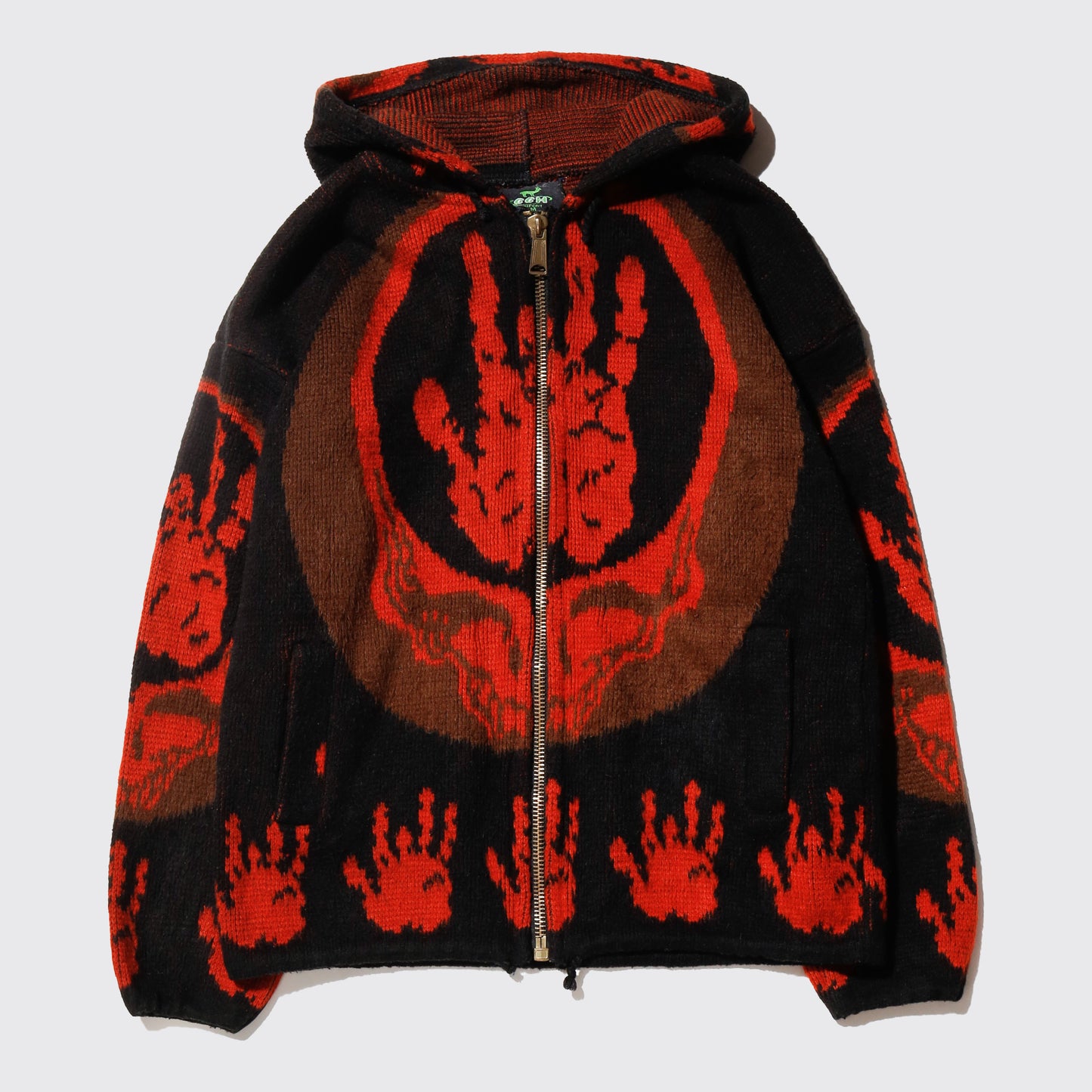 vintage 90-00's jerry garcia ecuador knit hoodie