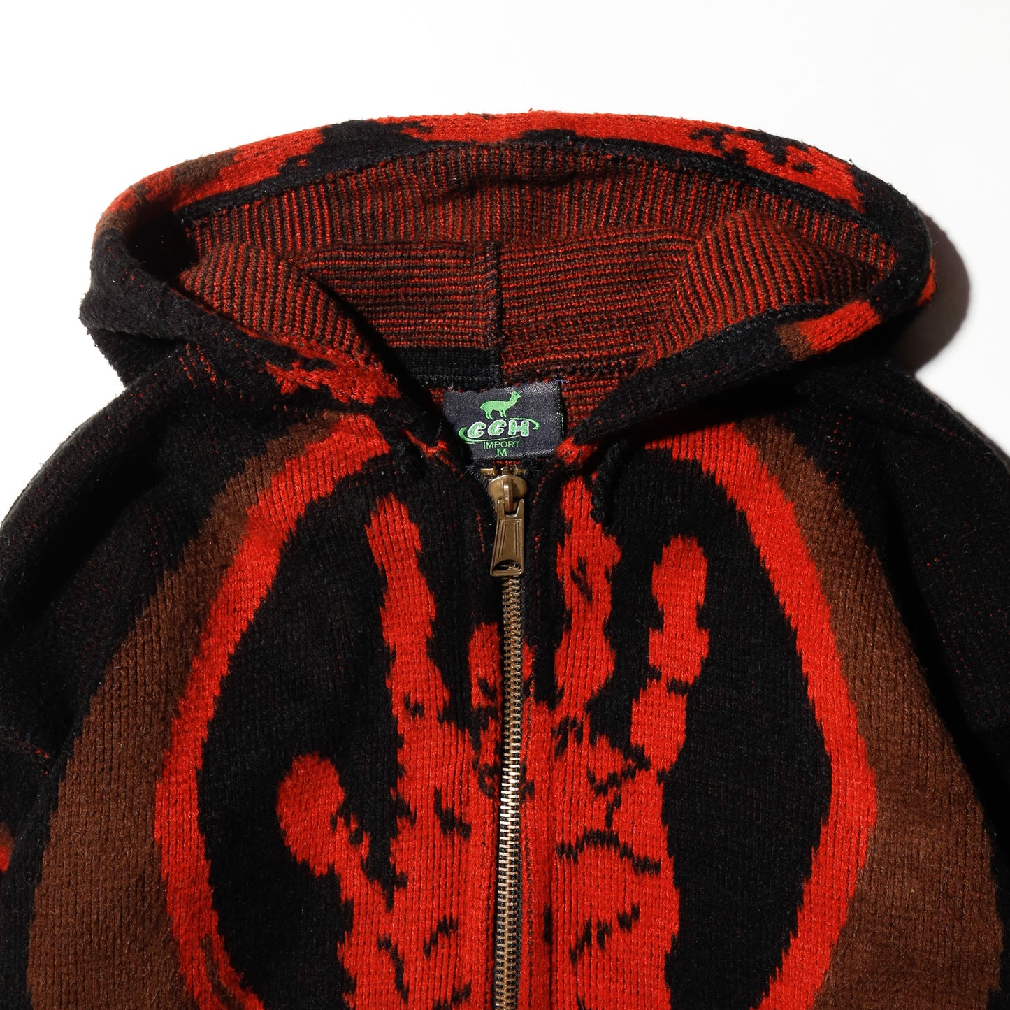 vintage 90-00's jerry garcia ecuador knit hoodie