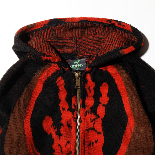 vintage 90-00's jerry garcia ecuador knit hoodie
