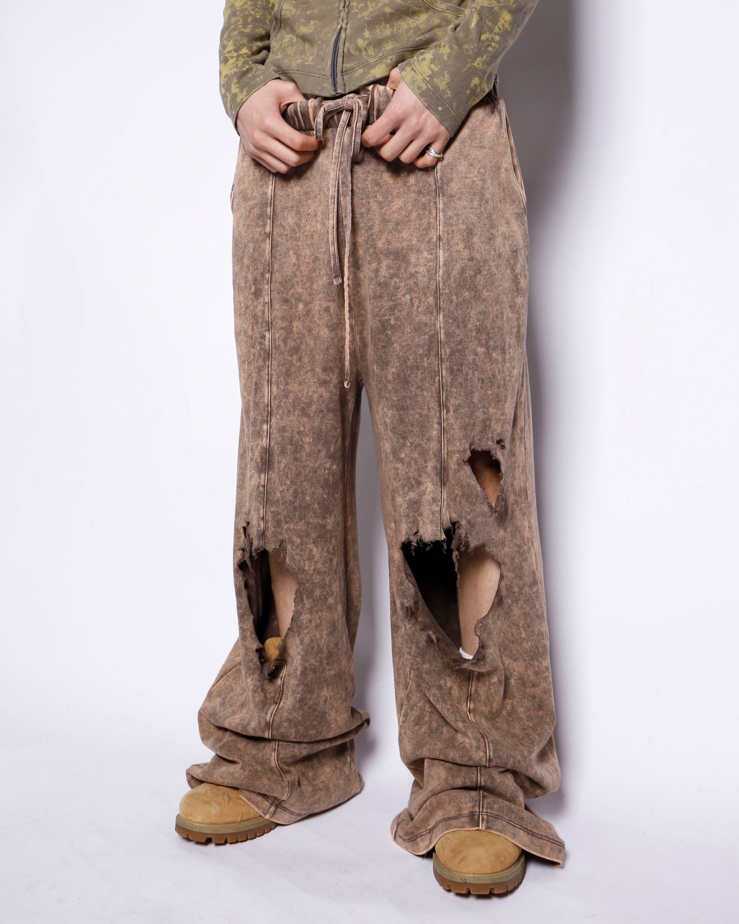 vintage acid broken sweat pants