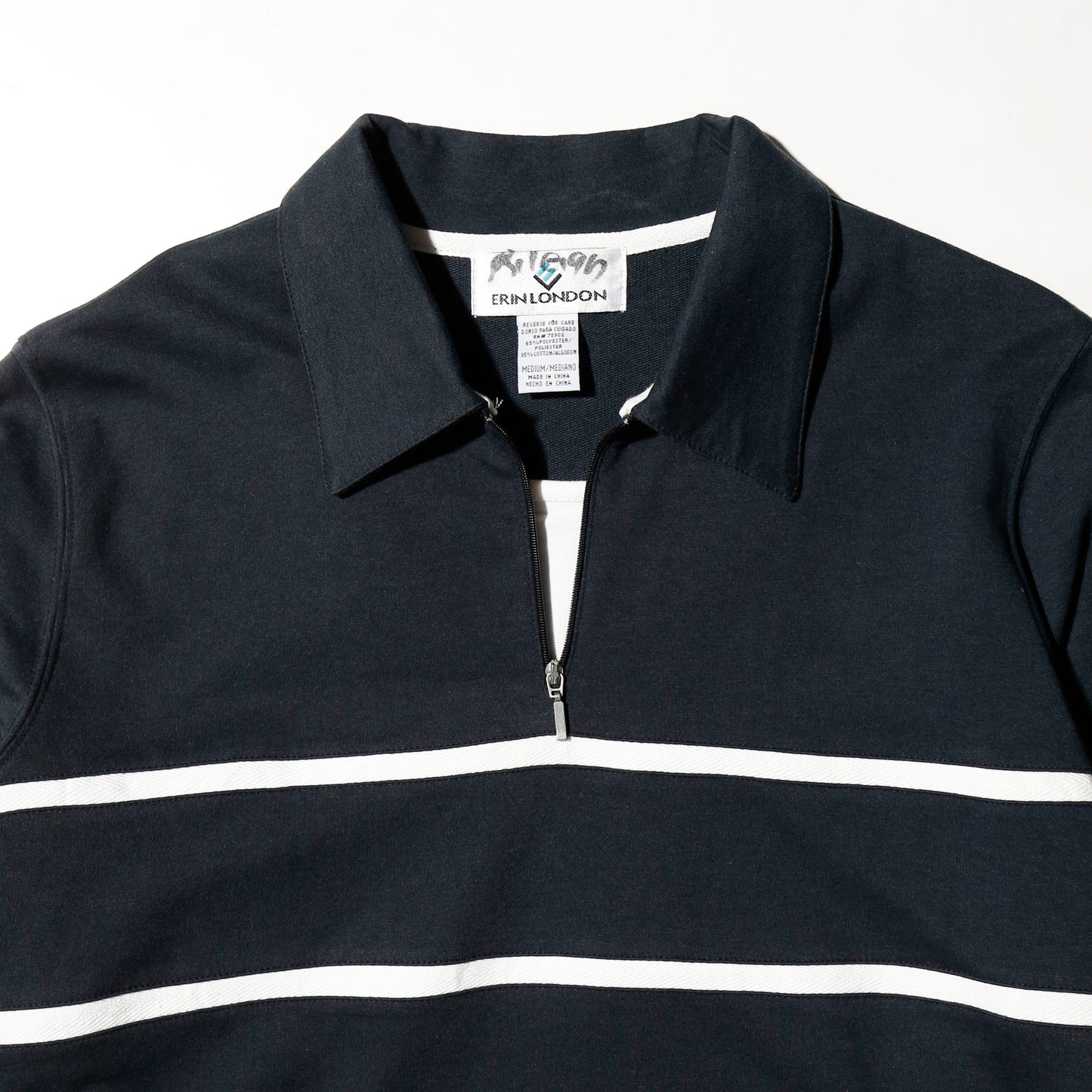 vintage half zip line pullover