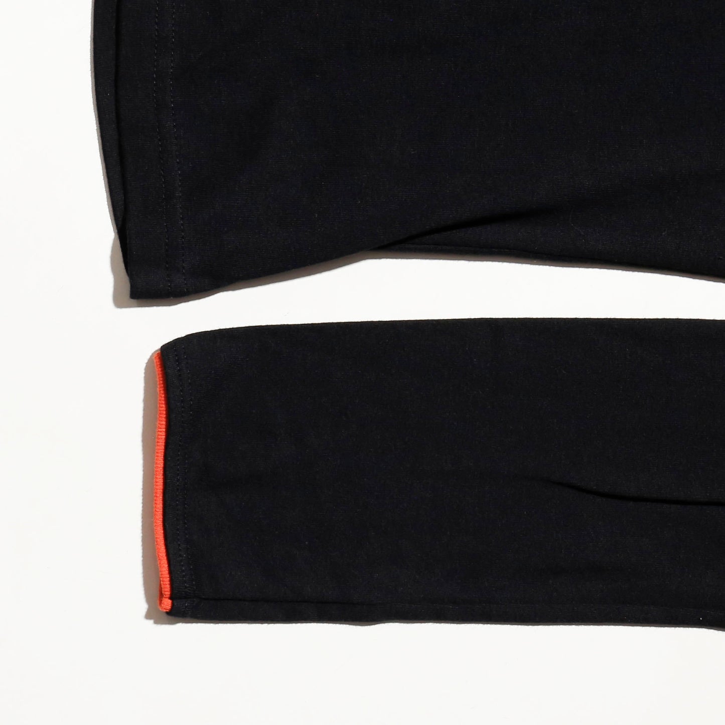 vintage cropped piping hoodie