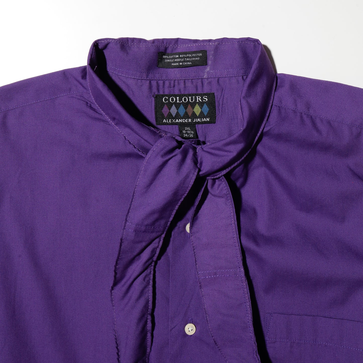 remake cropped bowtie shirt