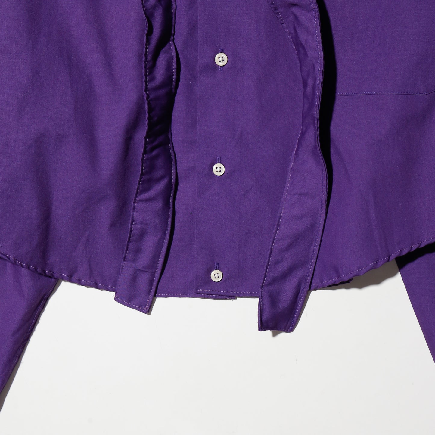 remake cropped bowtie shirt