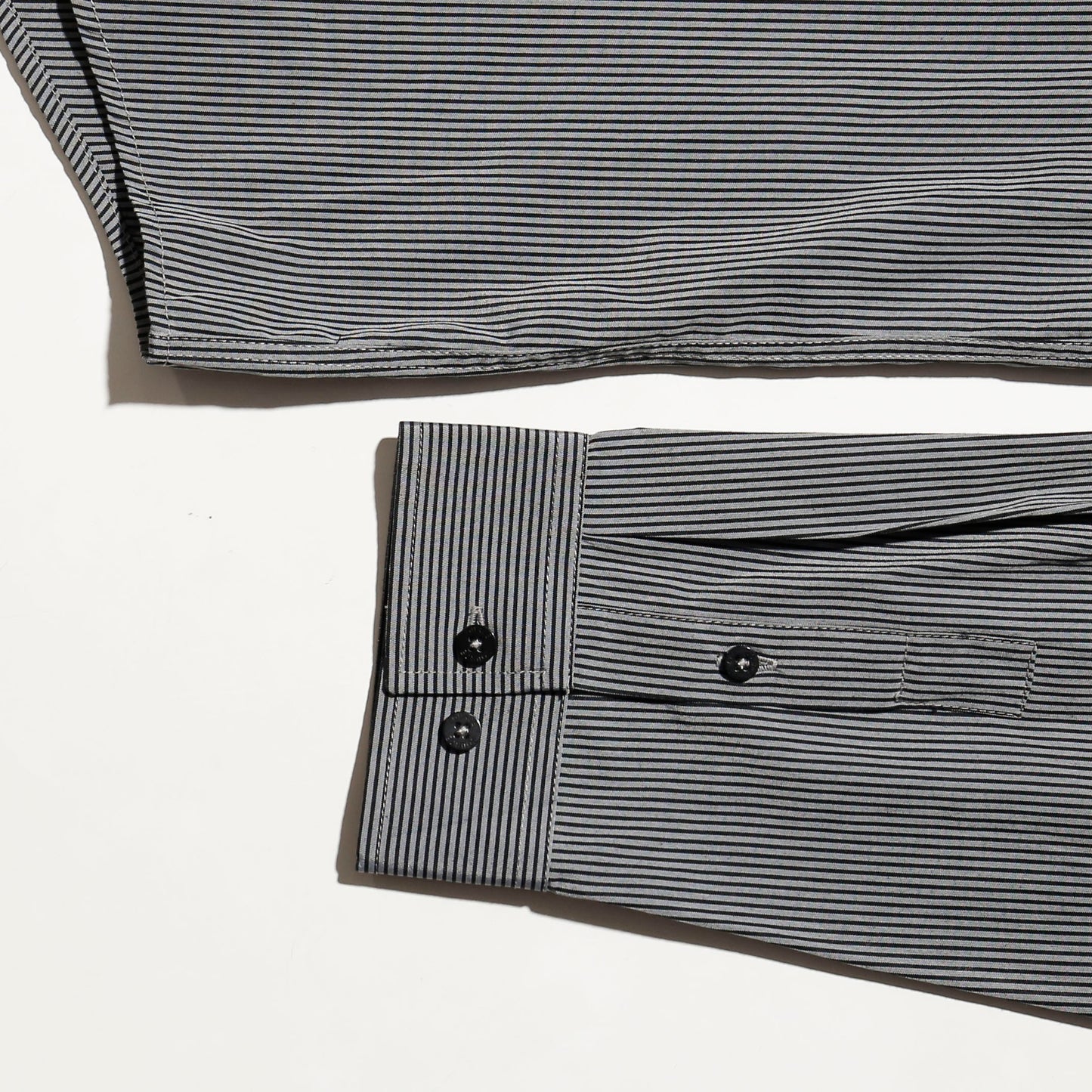 vintage stripe epolet shirt
