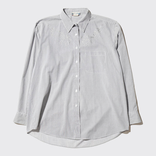 vintage tribal bijou stripe shirt