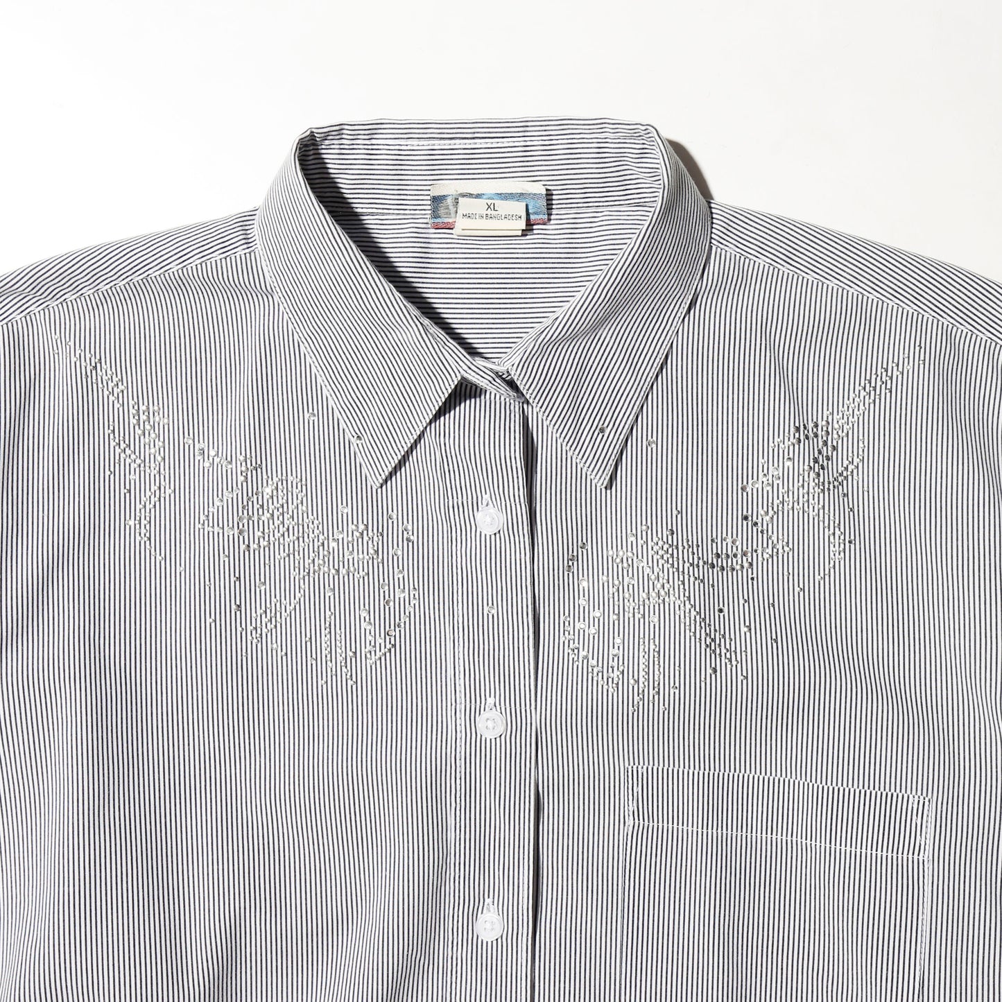 vintage tribal bijou stripe shirt