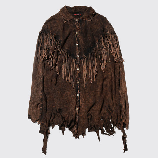 *one-off dust fringe shirt
