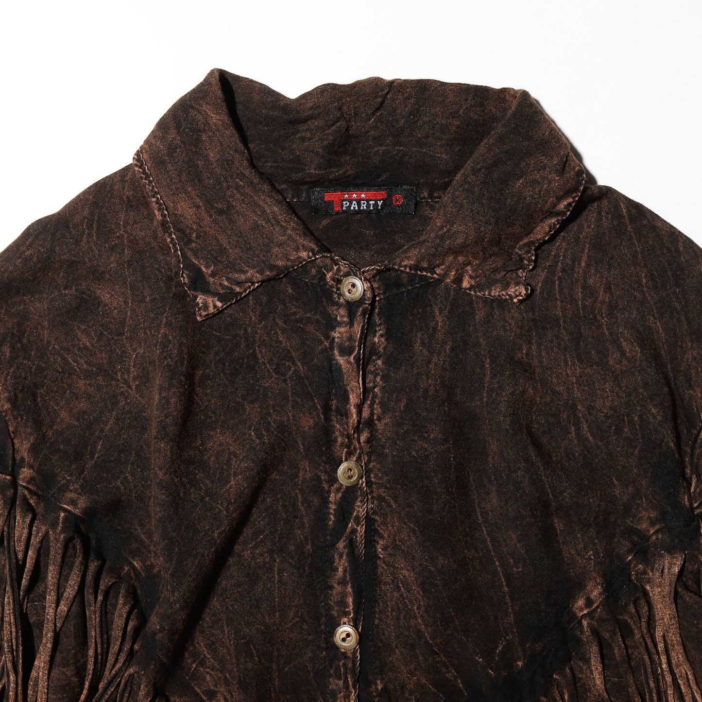 *one-off dust fringe shirt