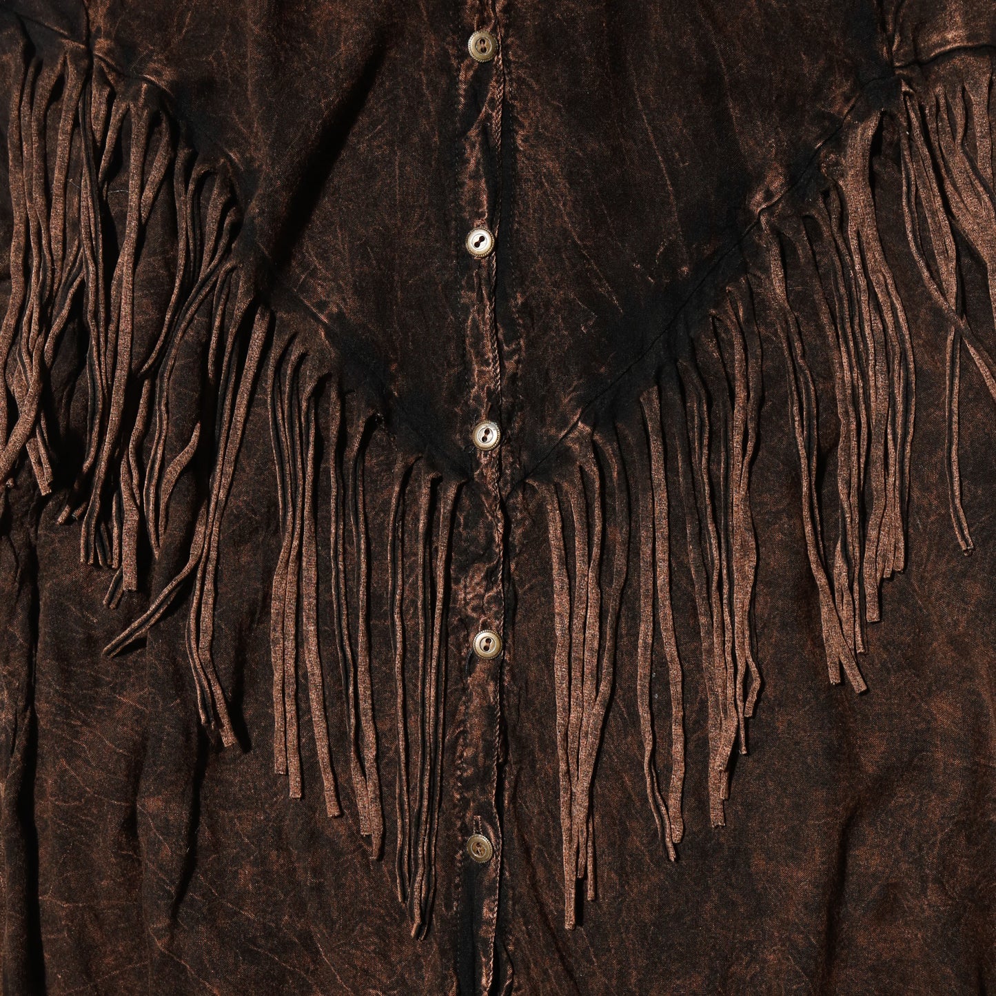*one-off dust fringe shirt