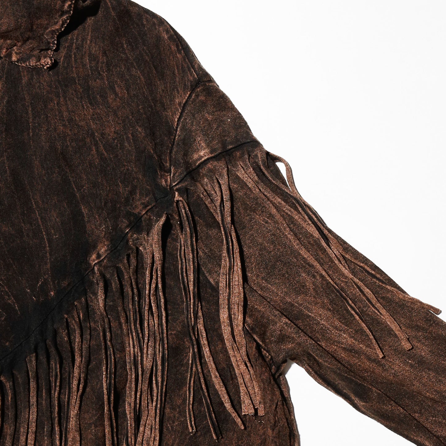 *one-off dust fringe shirt