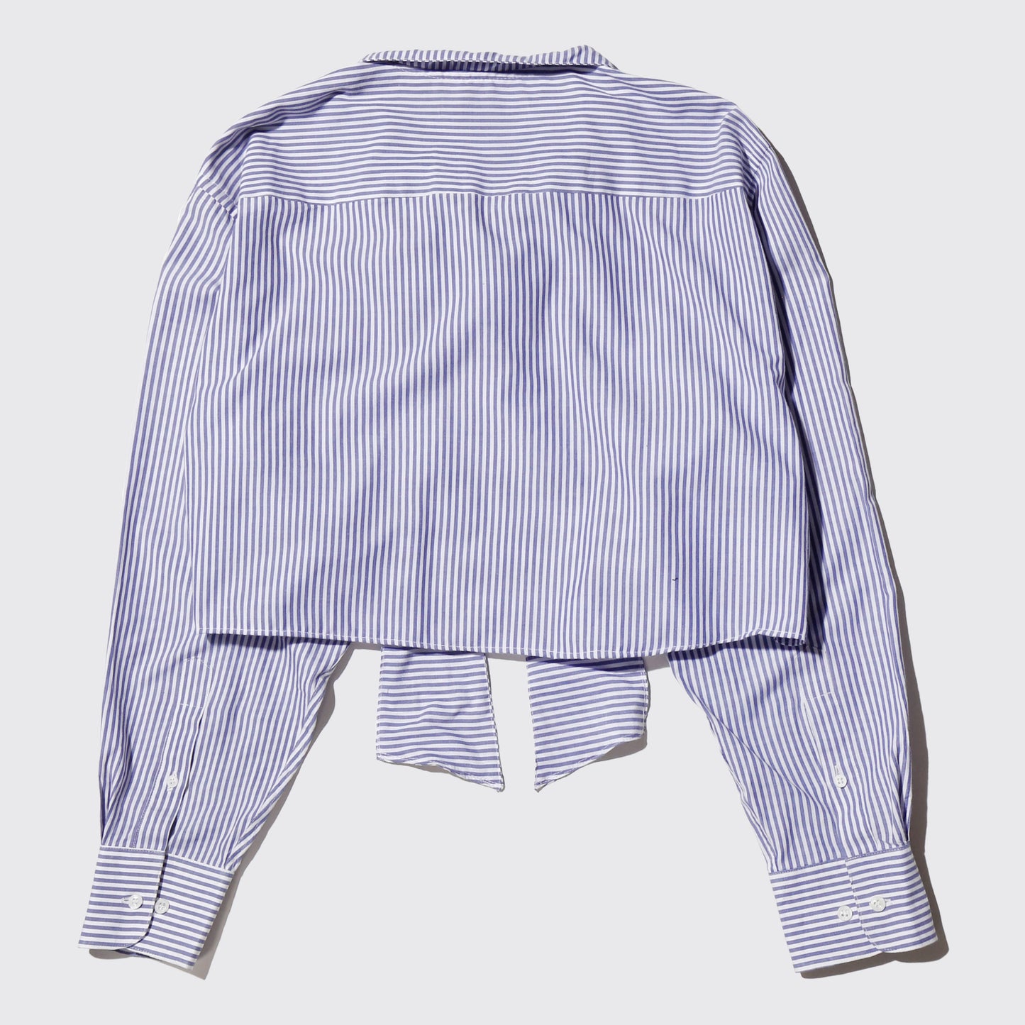 remake cropped bowtie shirt