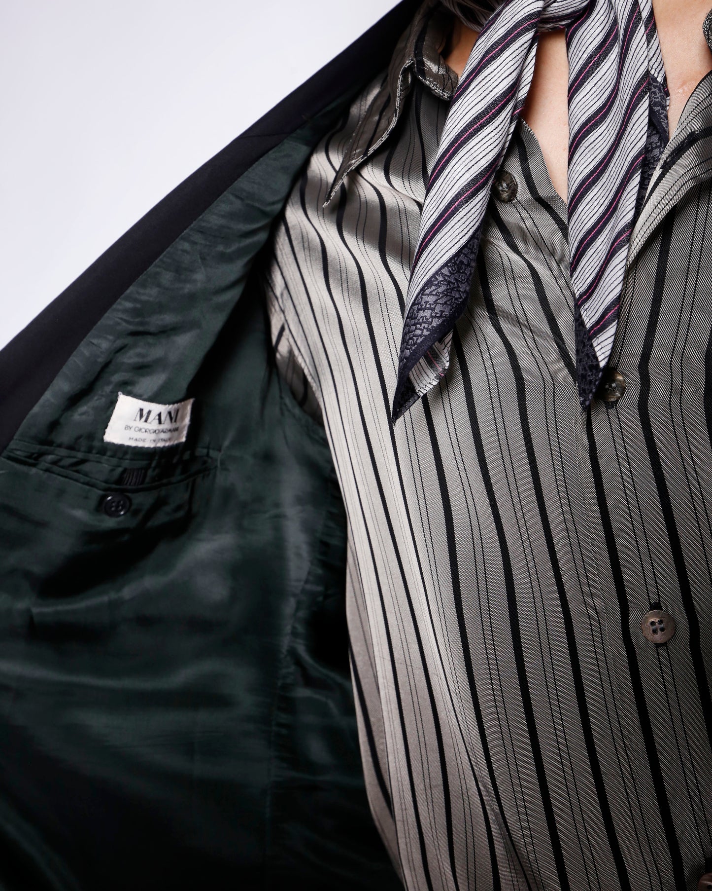 vintage 80's MANI by Giorgio Armani double breasted tailored jacket