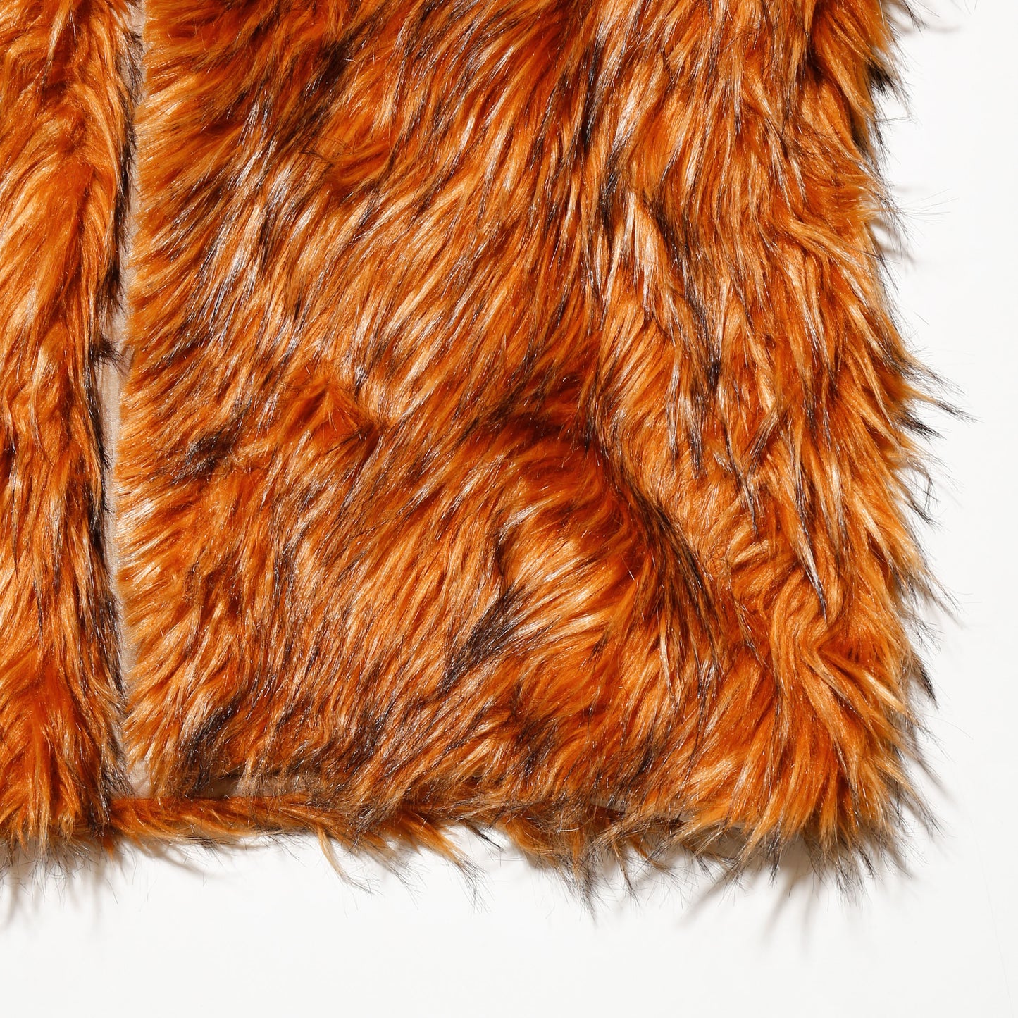 vintage tiger faux fur jacket