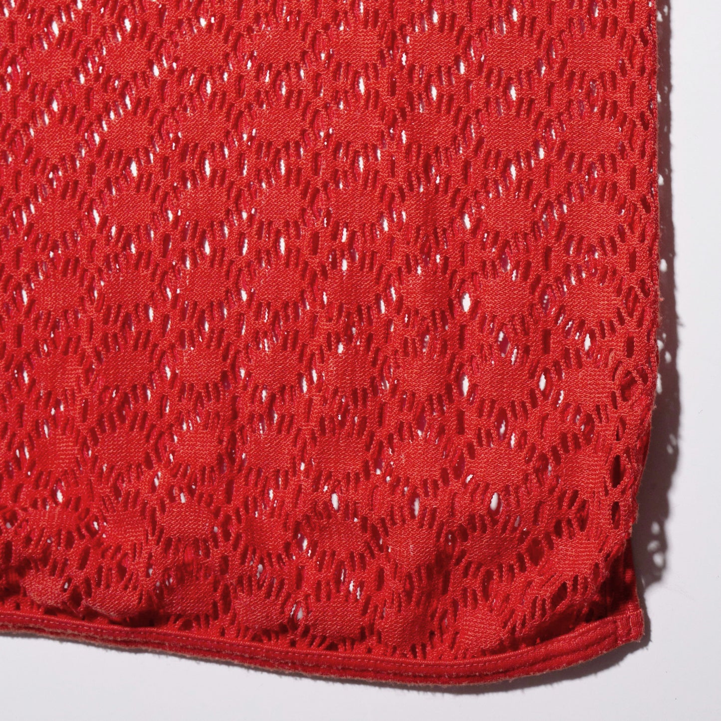 vintage irregular mesh loose l/s