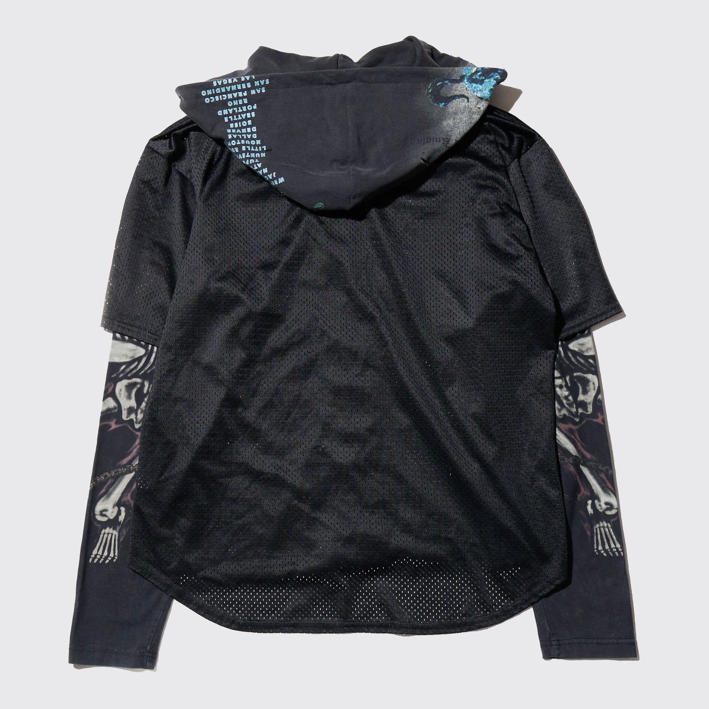 *one-off hybrid baseball hoodie