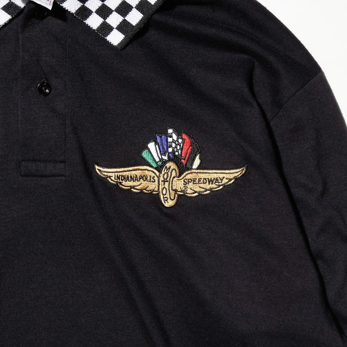 *one-off hybrid polo hoodie