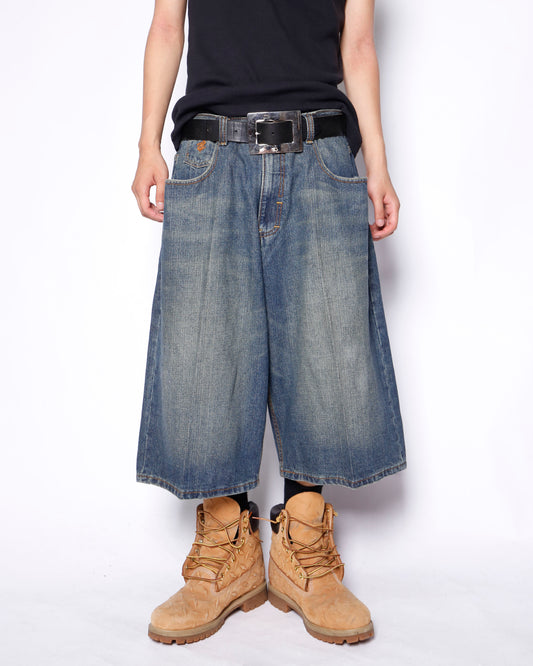 vintage rocawear faded bermuda denim shorts, *resized